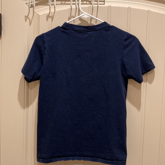 Harry Potter Graphic Design Tshirt Dark Blue with Sky Blue Eagle Sz Youth L - Picture 4 of 4